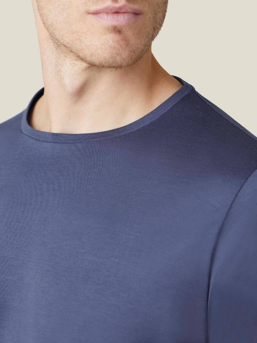 Luca Faloni T-Shirt Maniche LungheSeta Cotone