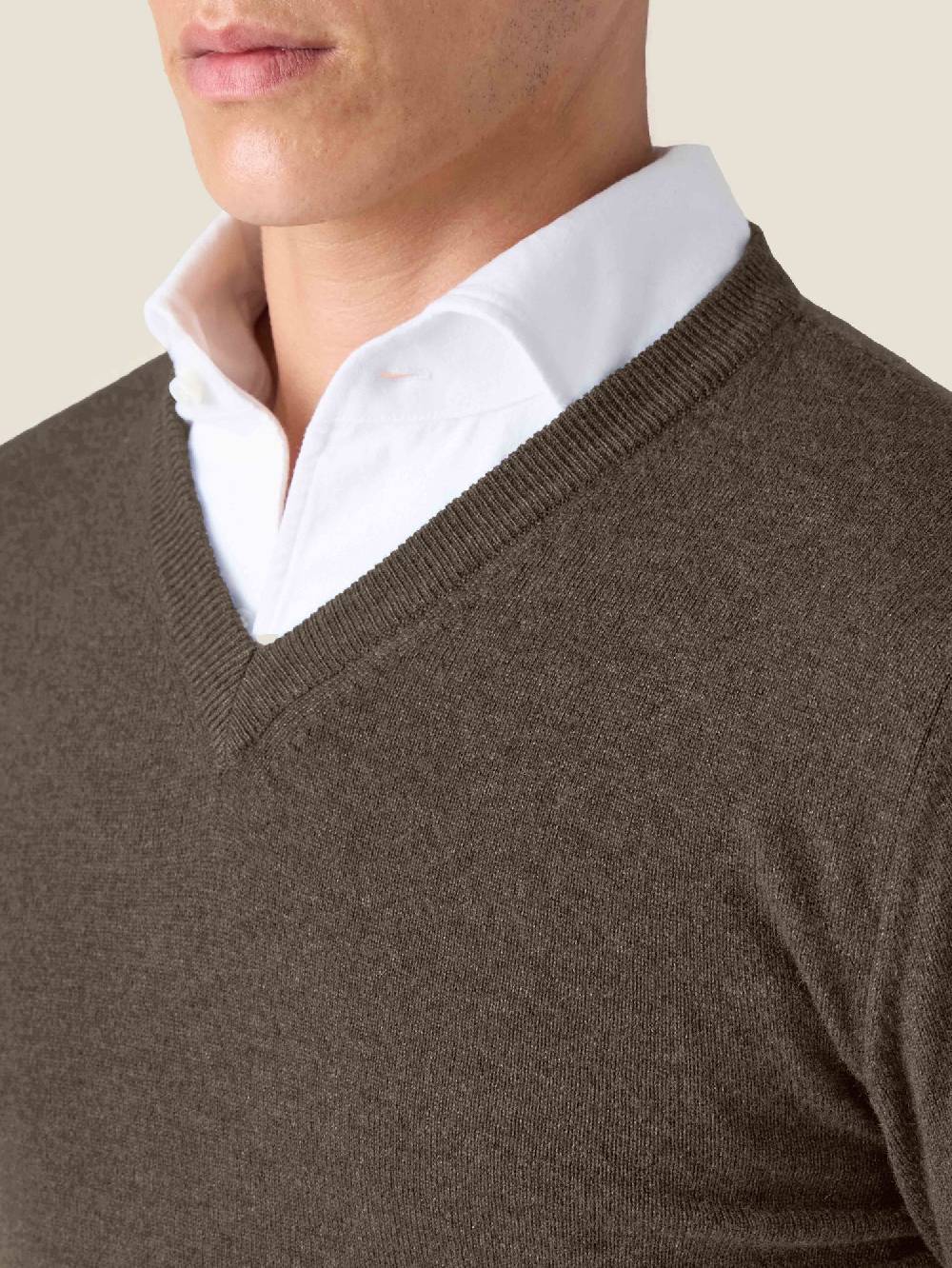 Luca Faloni V Neck2-Ply Cashmere