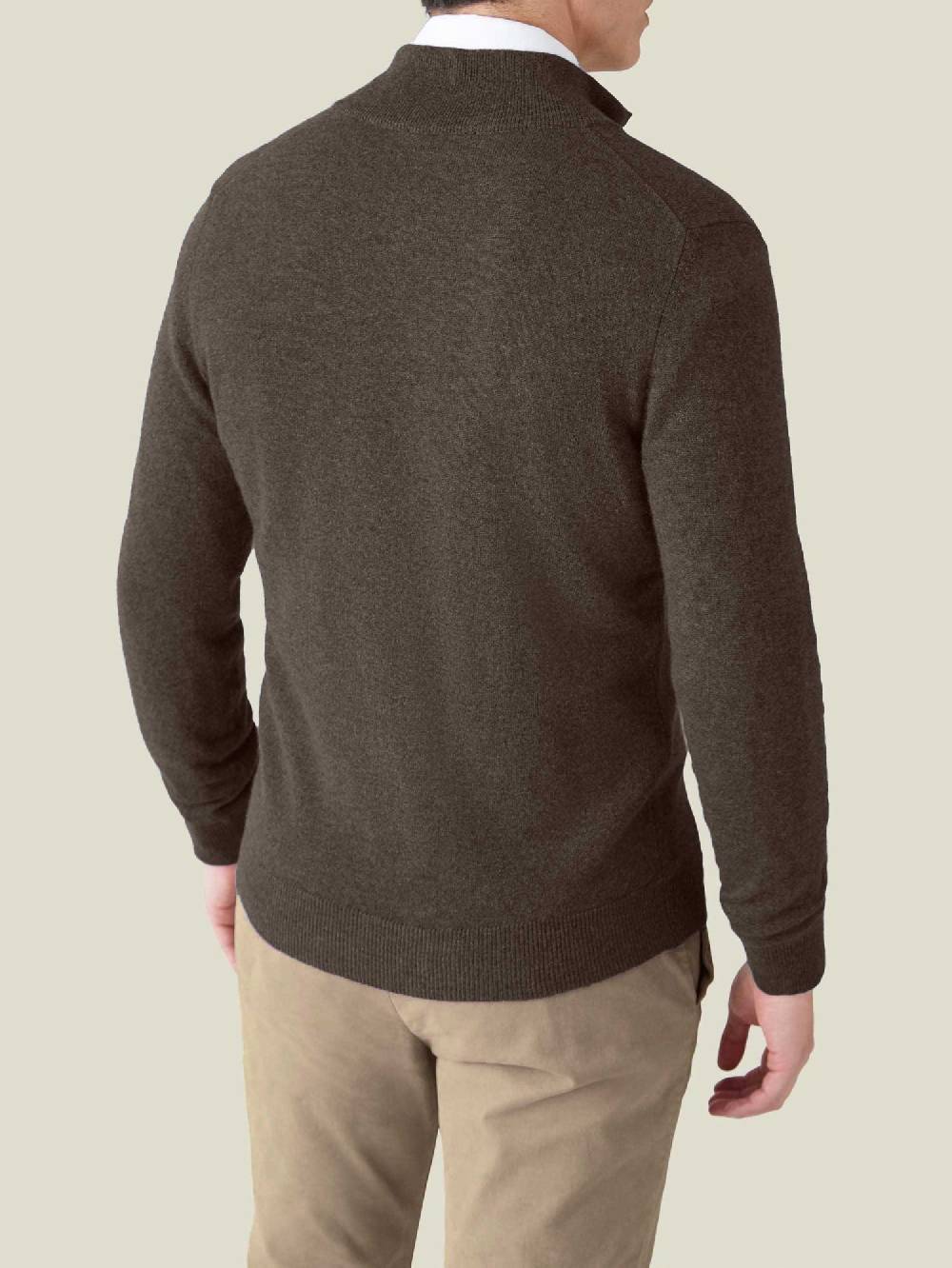 Luca Faloni Zip Cardigan2-Ply Cashmere