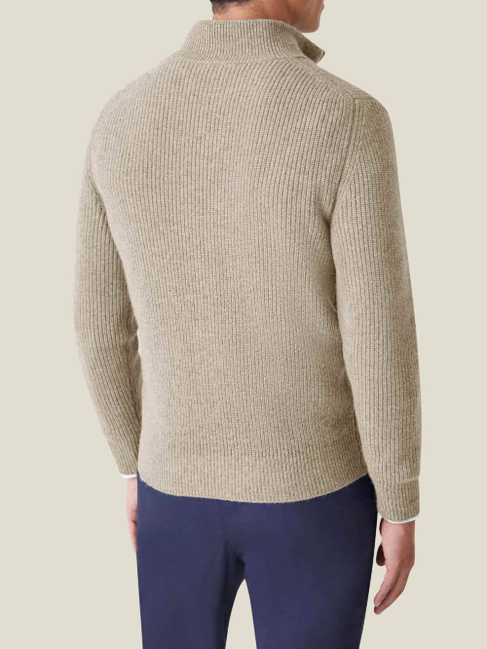Luca Faloni Zip Cardigan4-Ply Cashmere