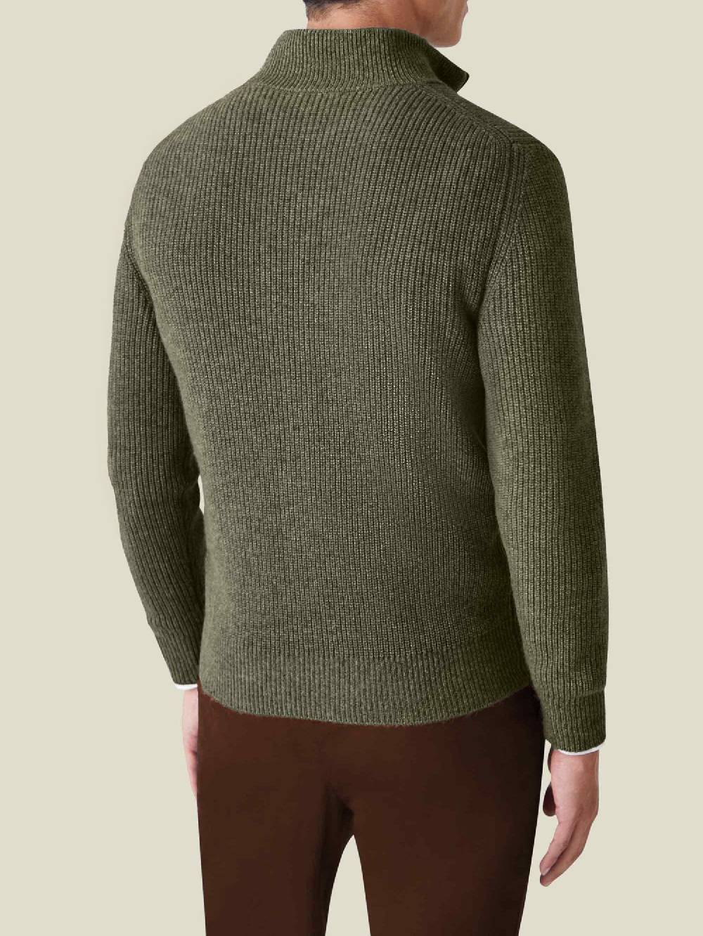 Luca Faloni Zip Cardigan4-Ply Cashmere