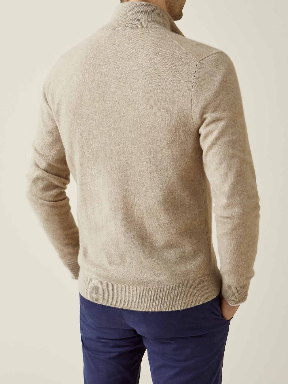 Luca Faloni Zip Cardigancashmere A 2 Fili