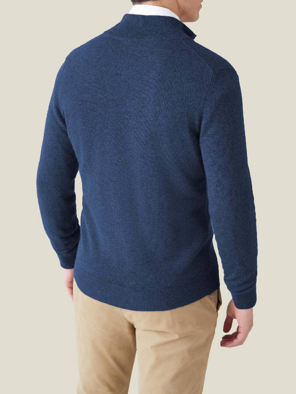 Luca Faloni Zip Cardigancashmere A 2 Fili