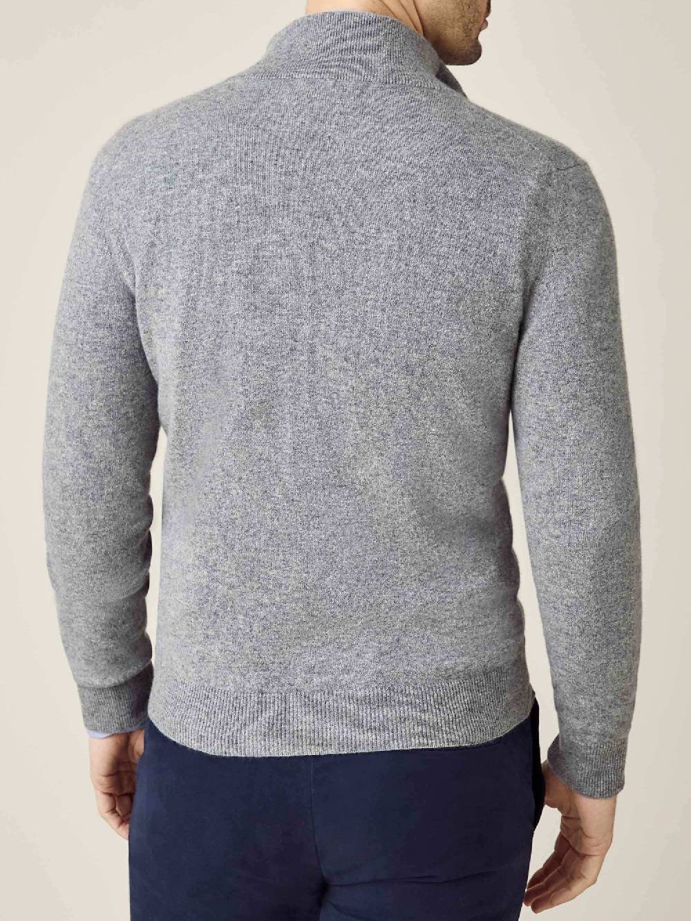 Luca Faloni Zip Cardigancashmere A 2 Fili