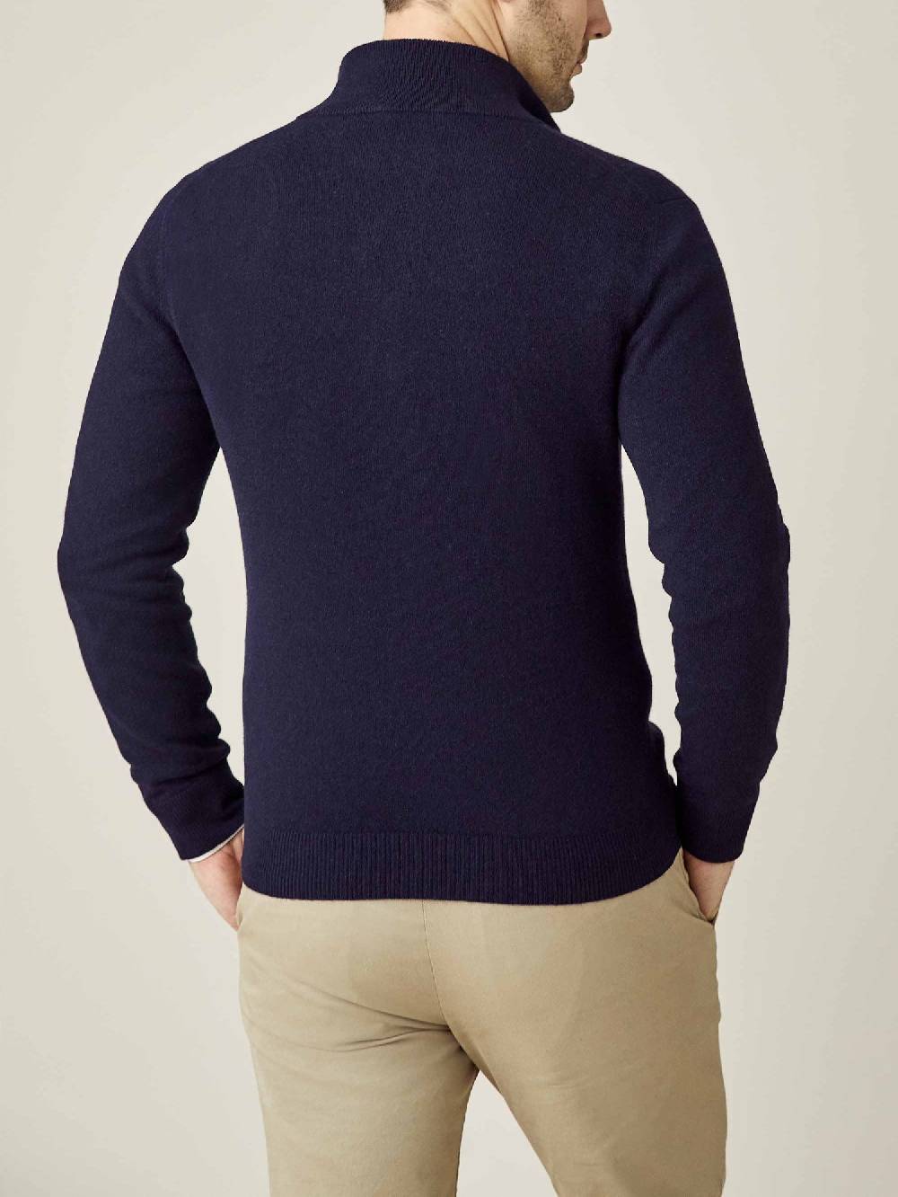 Luca Faloni Zip Cardigancashmere A 2 Fili