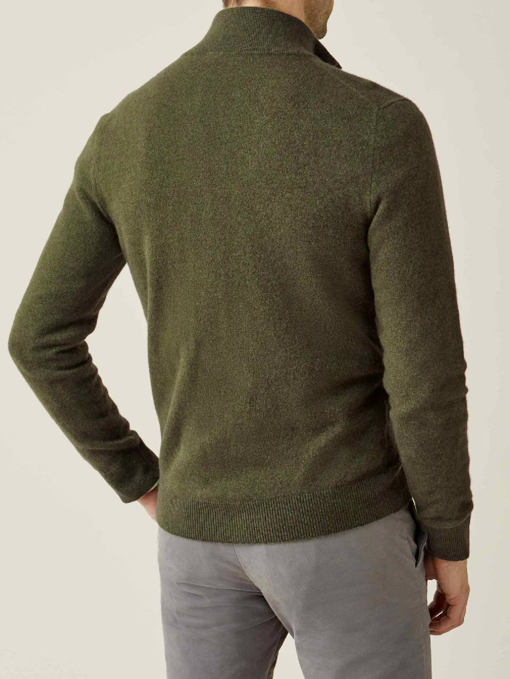 Luca Faloni Zip Cardigancashmere A 2 Fili