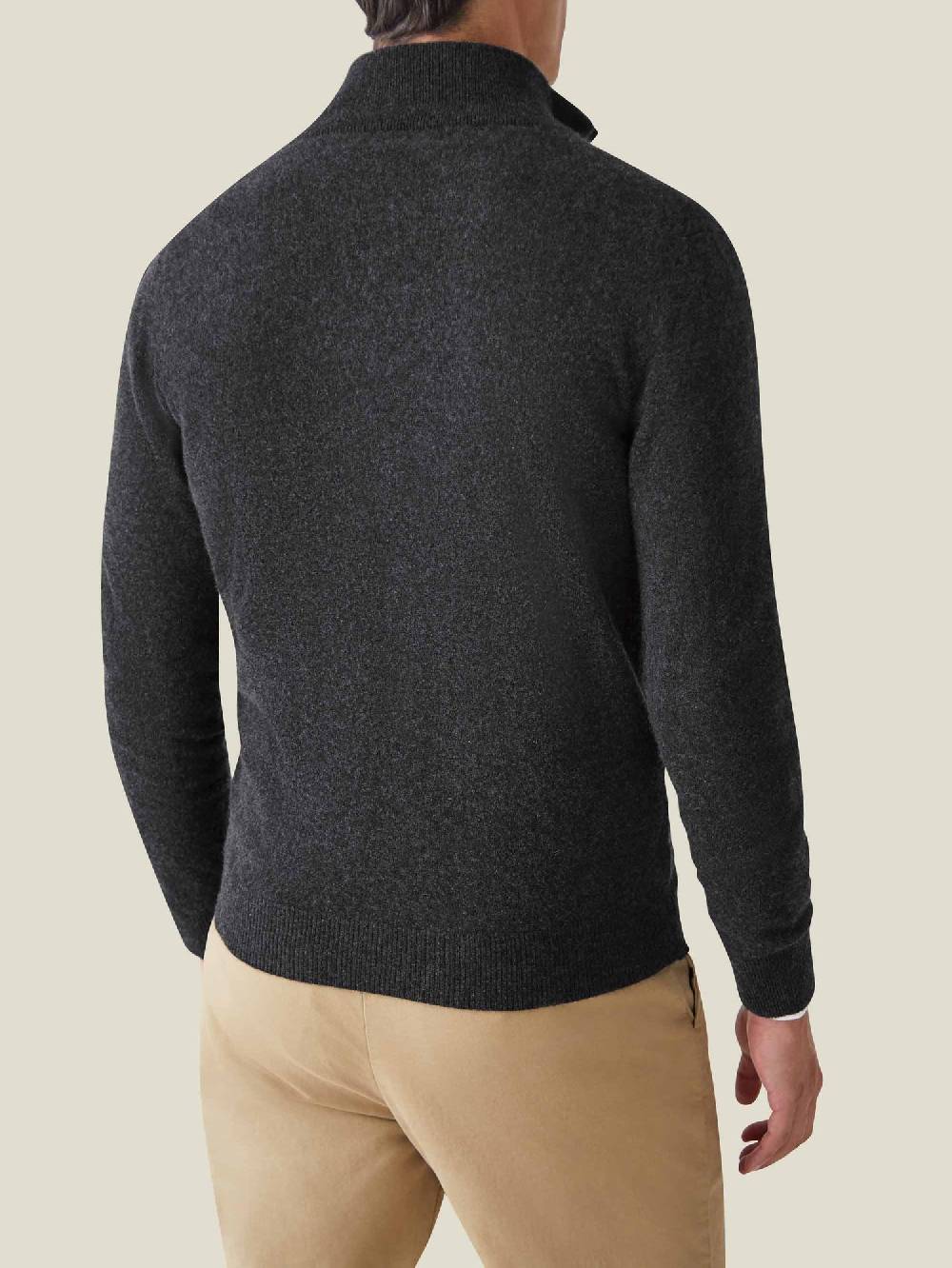 Luca Faloni Zip Cardigancashmere A 2 Fili