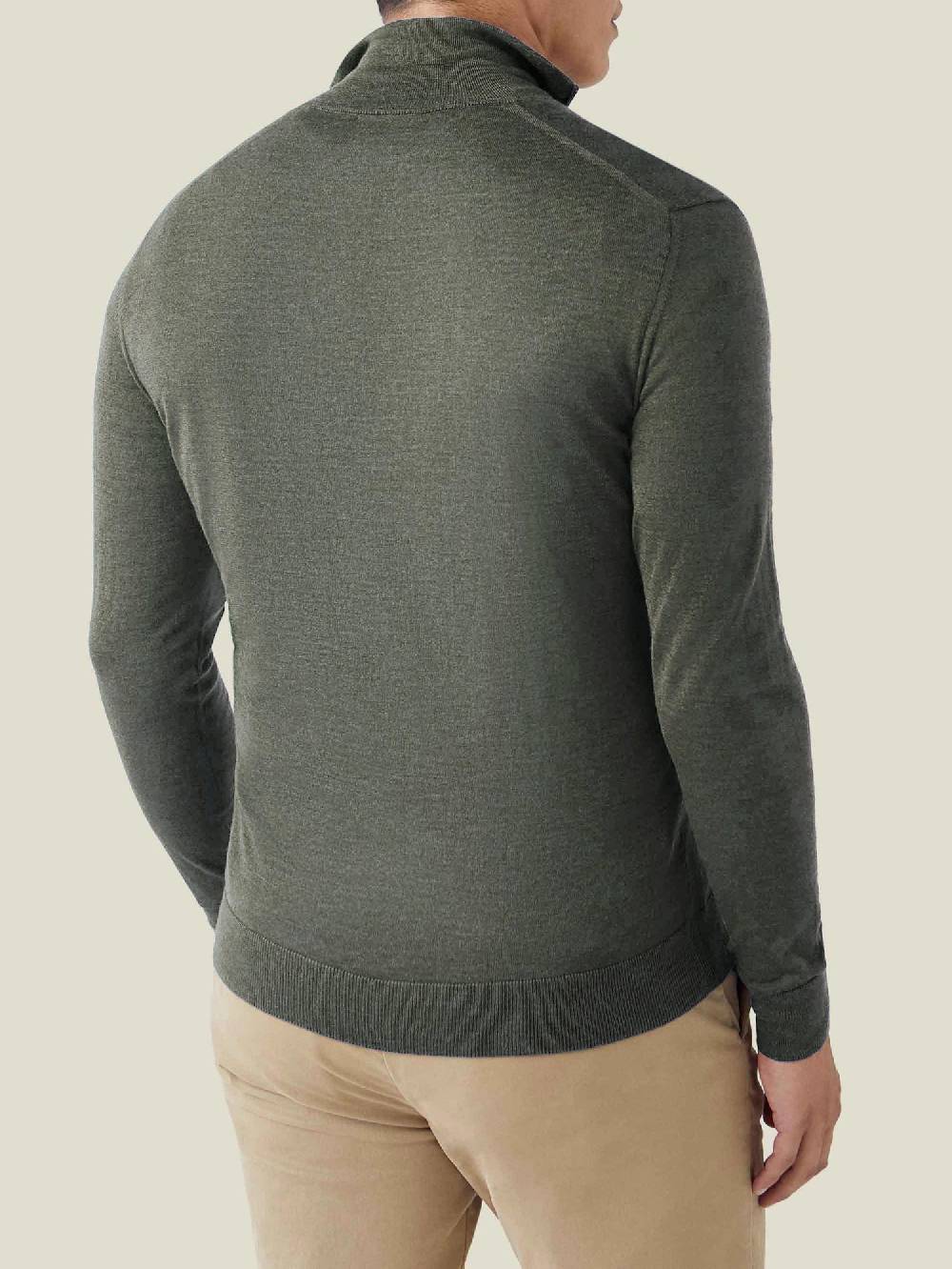Luca Faloni Maglia Con Collo Mezza ZipSeta-Cashmere