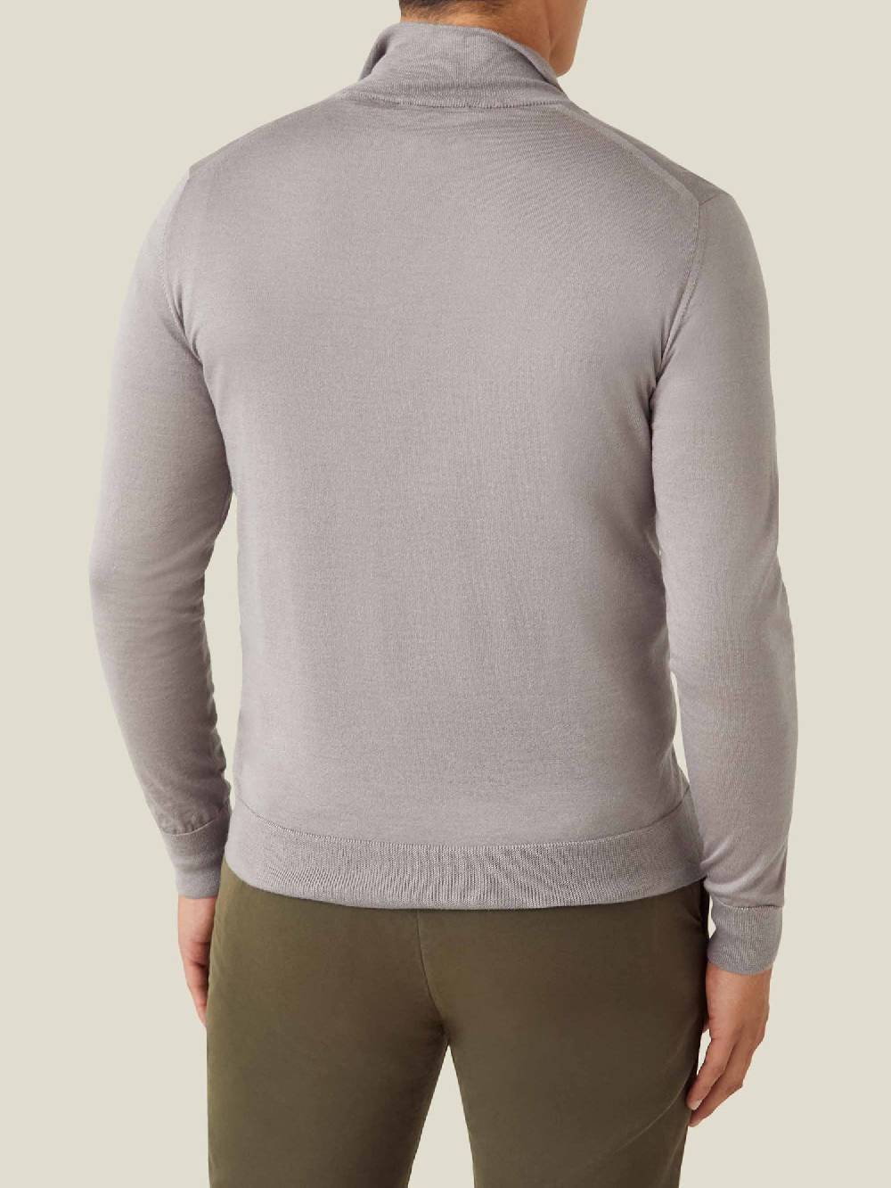 Luca Faloni Maglia Con Collo Mezza ZipSeta-Cashmere