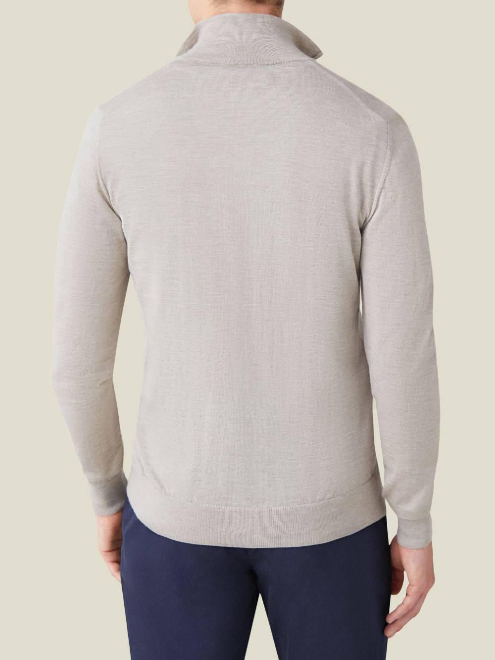 Luca Faloni Maglia Con Collo Mezza ZipSeta-Cashmere