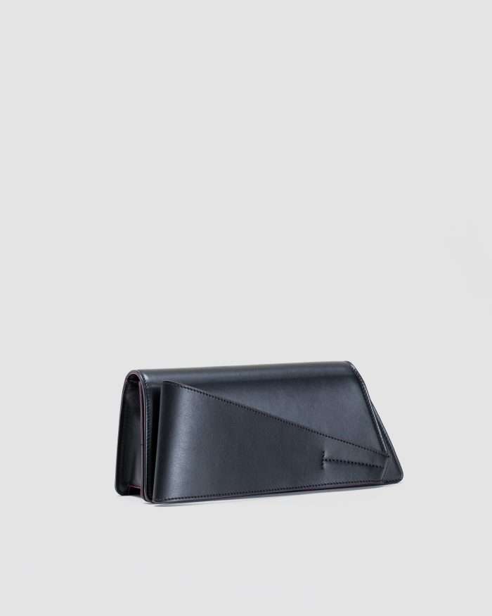 LUCIANO PADOVAN Borsa Kim Pochette In Pelle Nera Borse Pochette Eleganti - Luciano Padovan Shop Online