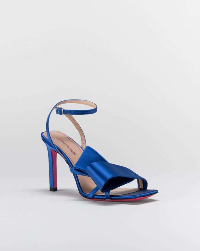 LUCIANO PADOVAN FLAKE LINE SANDALO NORA RASO BLU LUCIANO PADOVAN FLAKE LINE SANDALO NORA RASO BLU