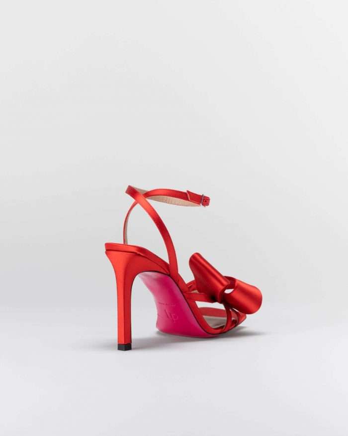 LUCIANO PADOVAN FLAKE LINE SANDALO NORA RASO ROSSO