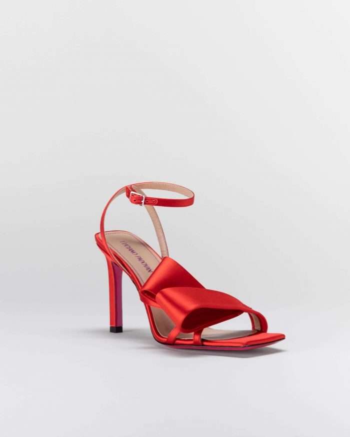 LUCIANO PADOVAN FLAKE LINE SANDALO NORA RASO ROSSO LUCIANO PADOVAN FLAKE LINE SANDALO NORA RASO ROSSO