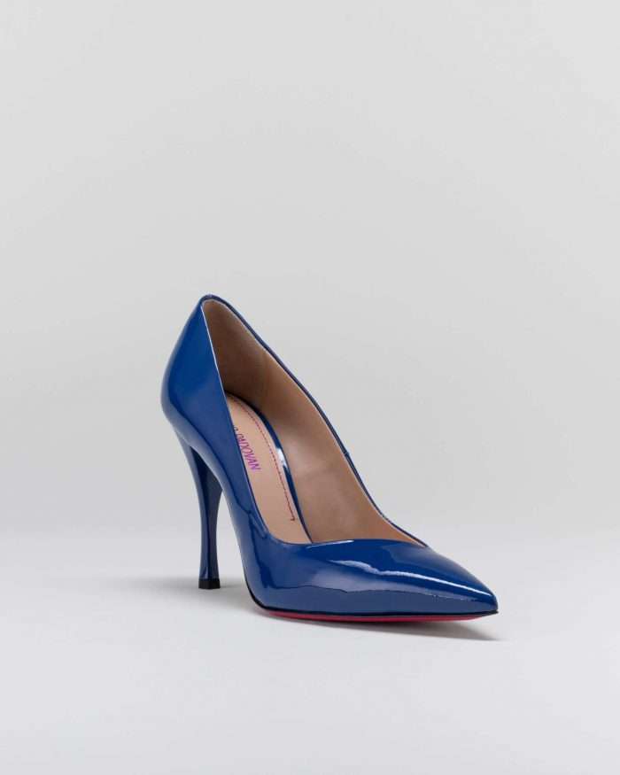 LUCIANO PADOVAN SIMPLE LINE Décolleté Robin PELLE VERNICIATA BLU LUCIANO PADOVAN SIMPLE LINE Décolleté Robin PELLE VERNICIATA BLU