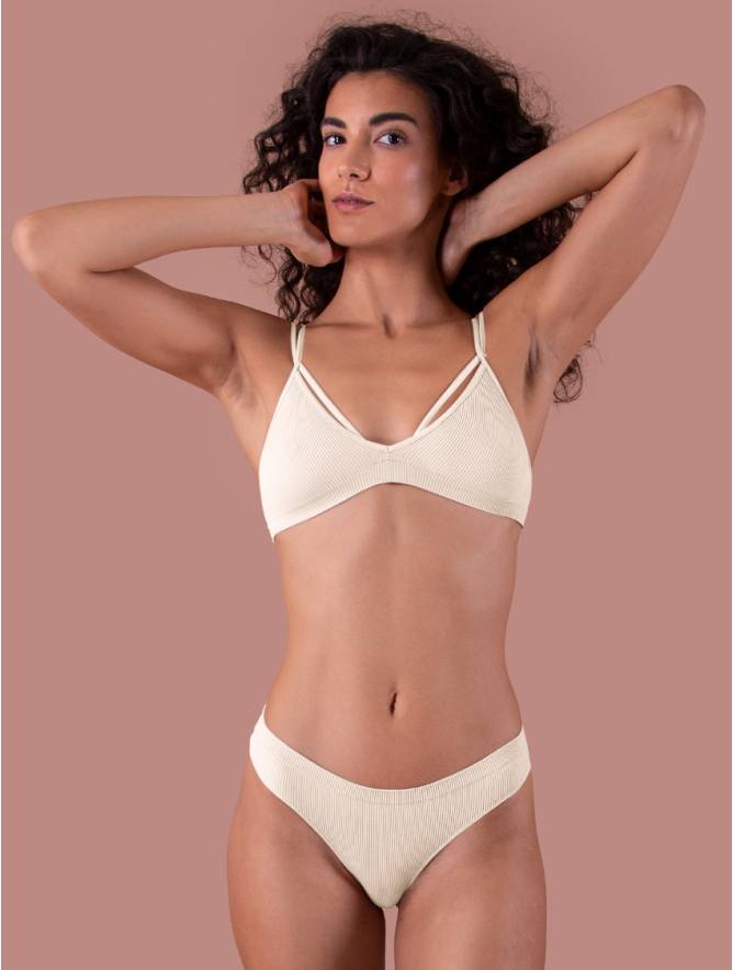 Luigi Di Focenza BRASILIANA DONNA COSTINA RIB IVORY