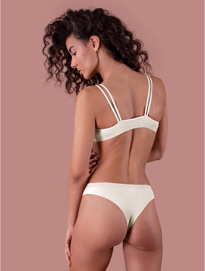 Luigi di Focenza BRASILIANA DONNA COSTINA RIB IVORY