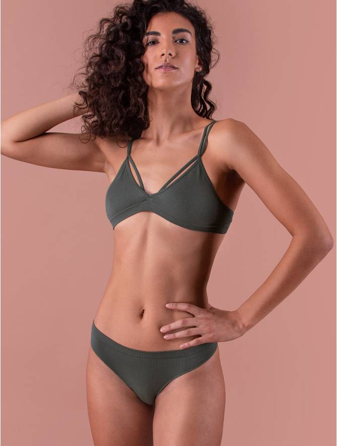 Luigi Di Focenza BRASILIANA DONNA COSTINA RIB OLIVA