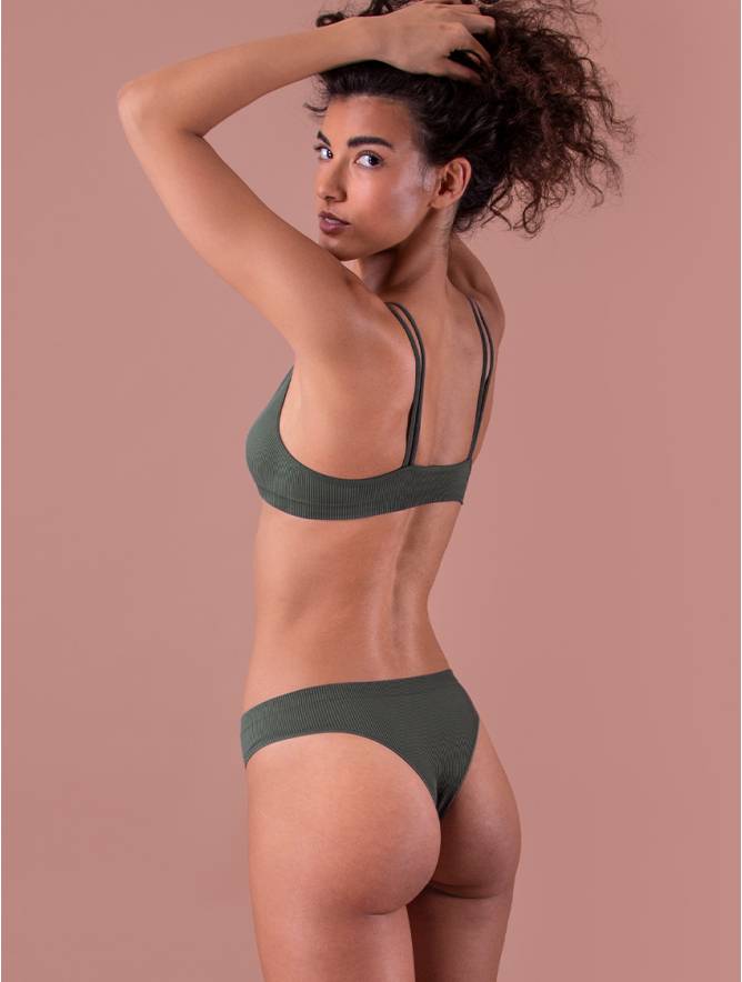 Luigi di Focenza BRASILIANA DONNA COSTINA RIB OLIVA