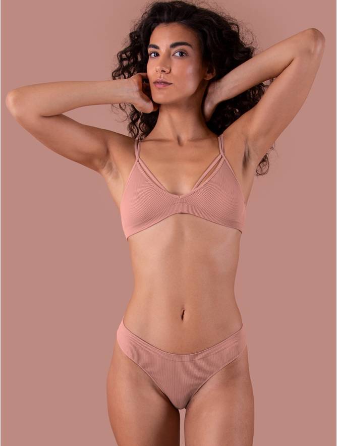 Luigi di Focenza BRASILIANA DONNA COSTINA RIB ROSA ANTICO