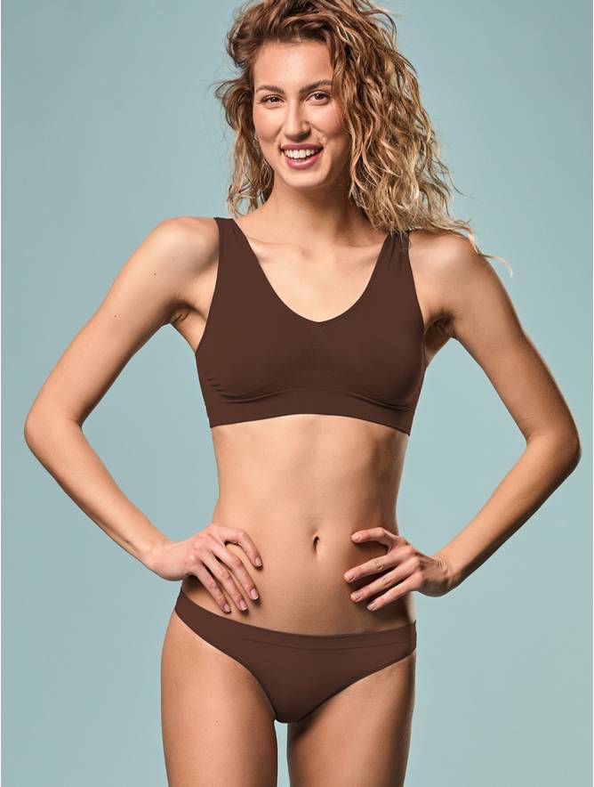 Luigi di Focenza PERIZOMA DONNA CIOCCOLATO