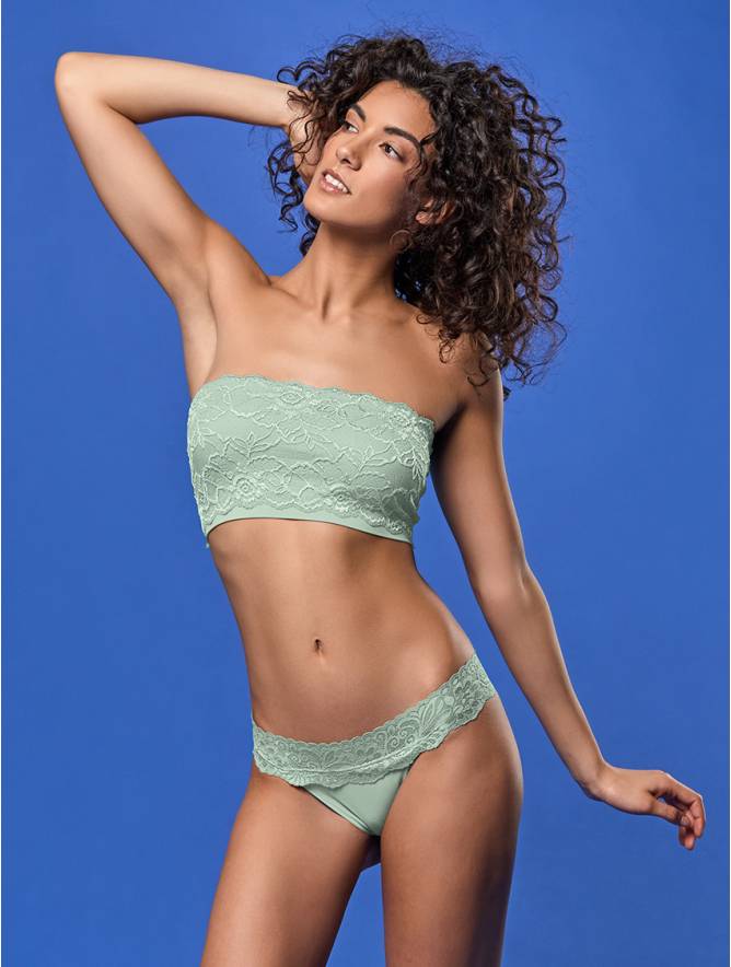 Luigi Di Focenza PERIZOMA DONNA PIZZO MENTA