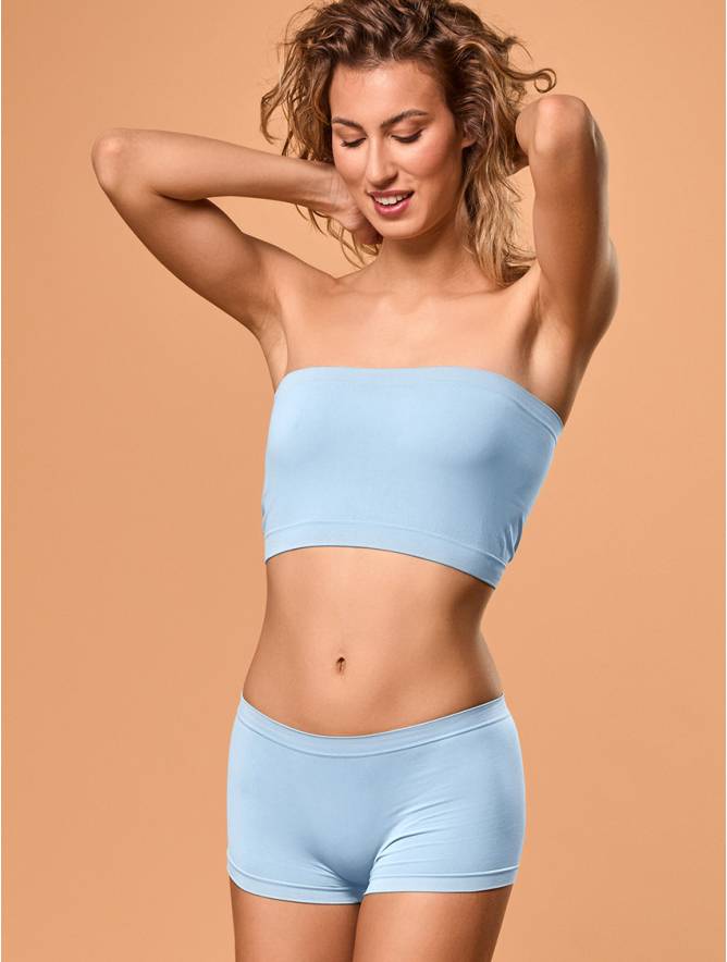 Luigi di Focenza SHORTY DONNA CLASSIC AZZURRO