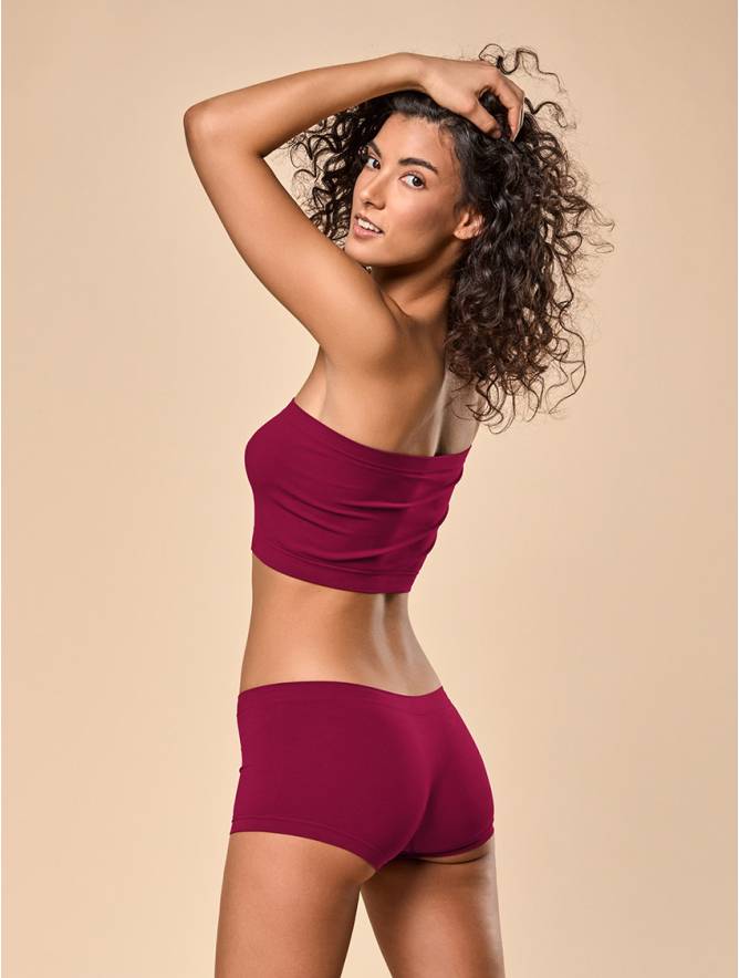 Luigi Di Focenza SHORTY DONNA CLASSIC BORDO'