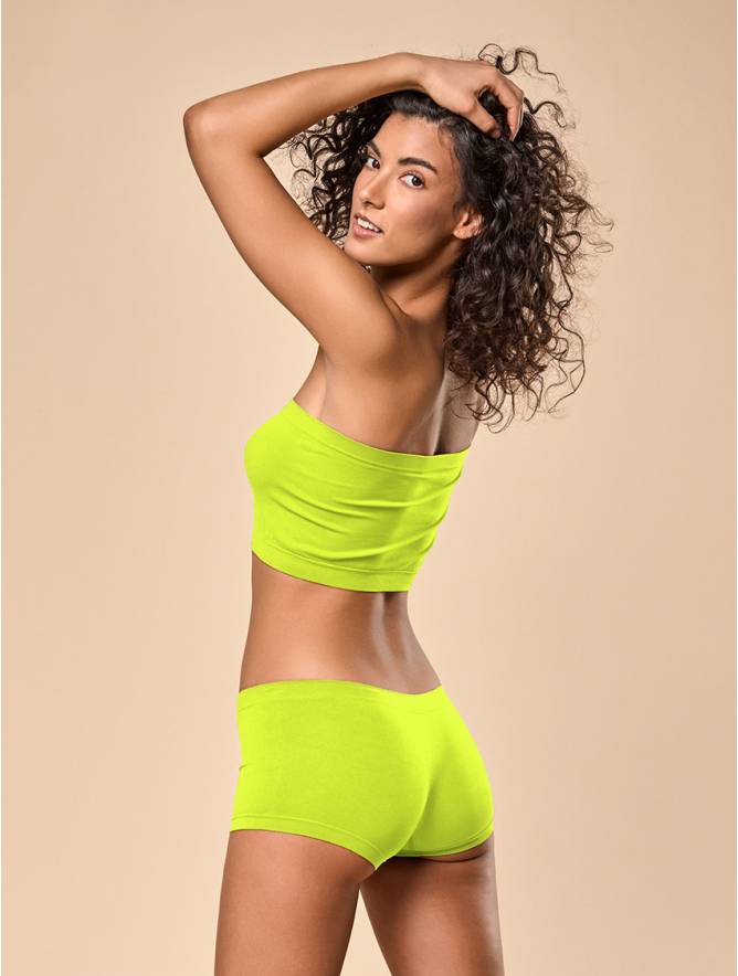 Luigi Di Focenza SHORTY DONNA CLASSIC GIALLO FLUO'