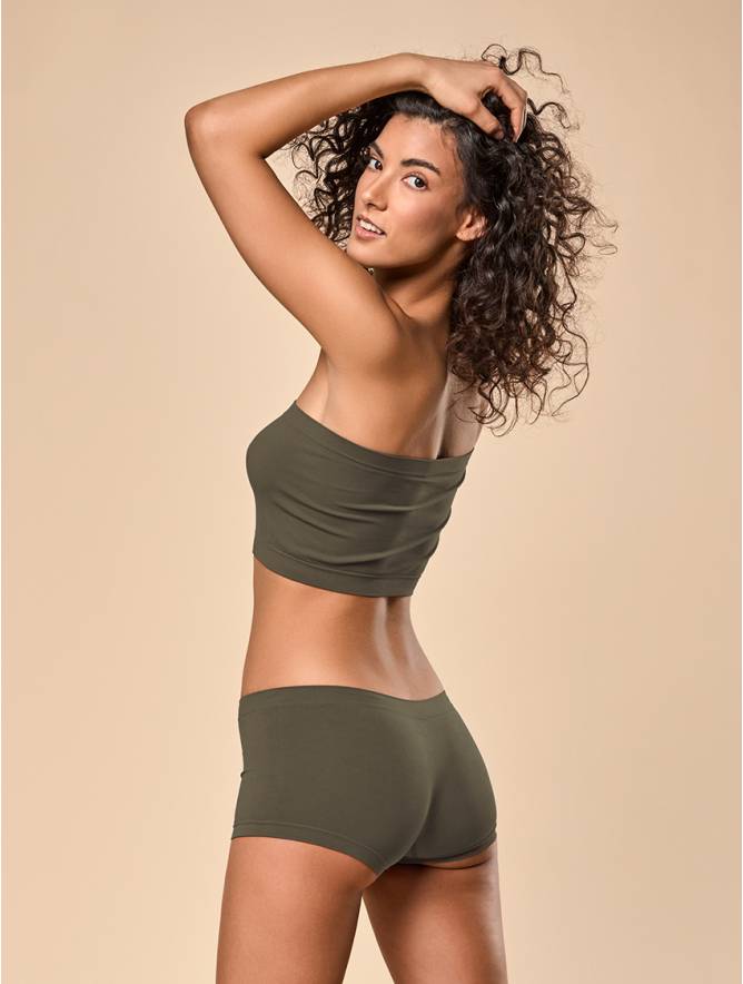 Luigi di Focenza SHORTY DONNA CLASSIC OLIVA