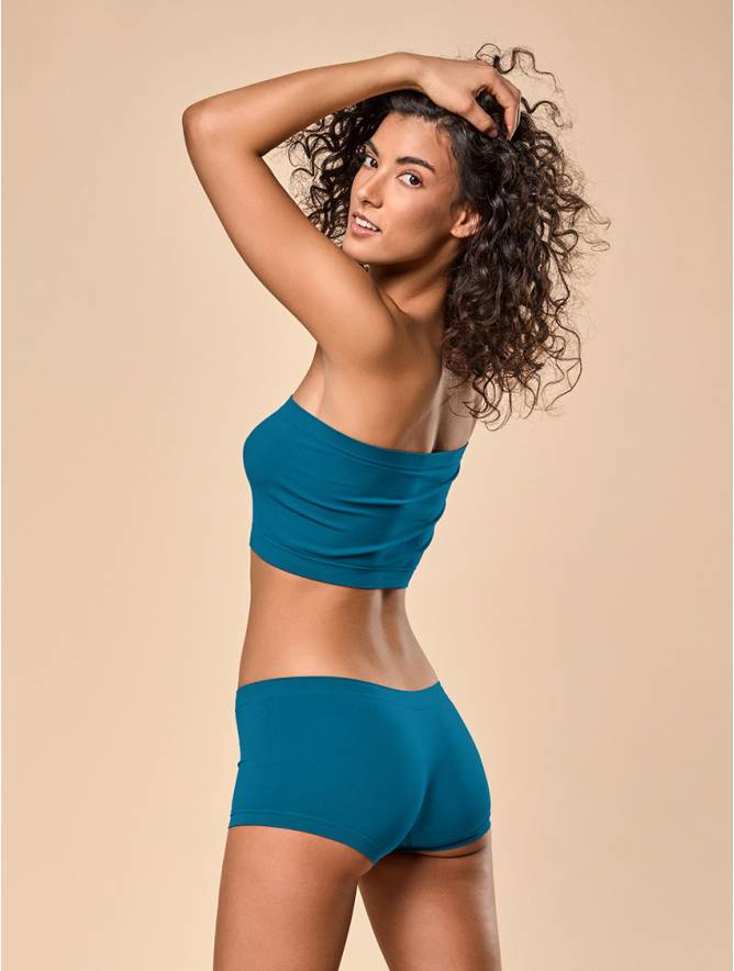 Luigi Di Focenza SHORTY DONNA CLASSIC PETROLIO