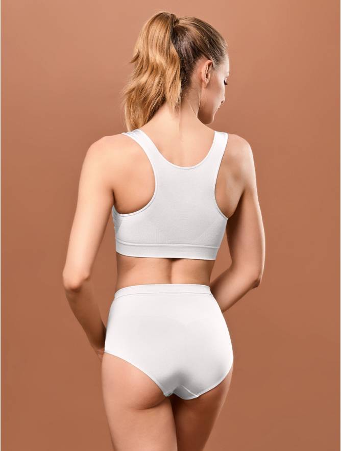 Luigi Di Focenza SLIP DONNA BEAUTY SHAPING BIANCO