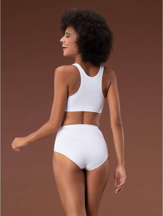 Luigi Di Focenza SLIP DONNA BEAUTY SHAPING BIANCO