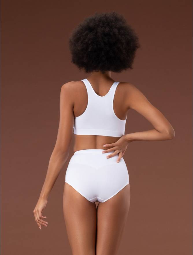 Luigi Di Focenza SLIP DONNA BEAUTY SHAPING BIANCO