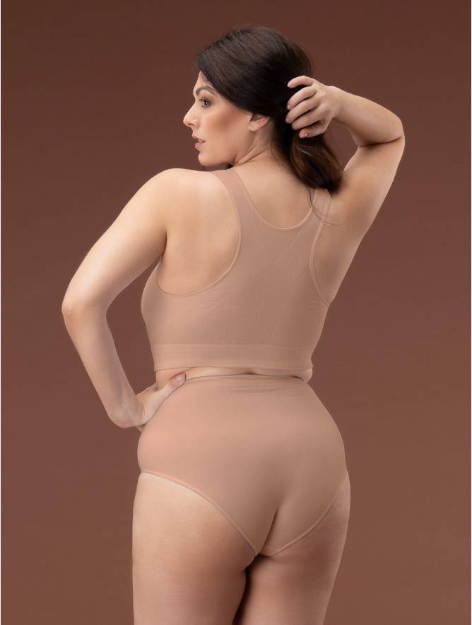 Luigi Di Focenza SLIP DONNA CONTENITIVO MIDI NUDO