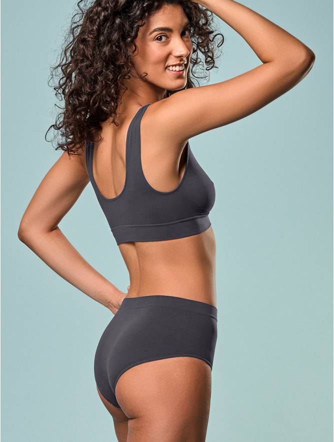 Luigi Di Focenza SLIP DONNA MIDI ANTRACITE