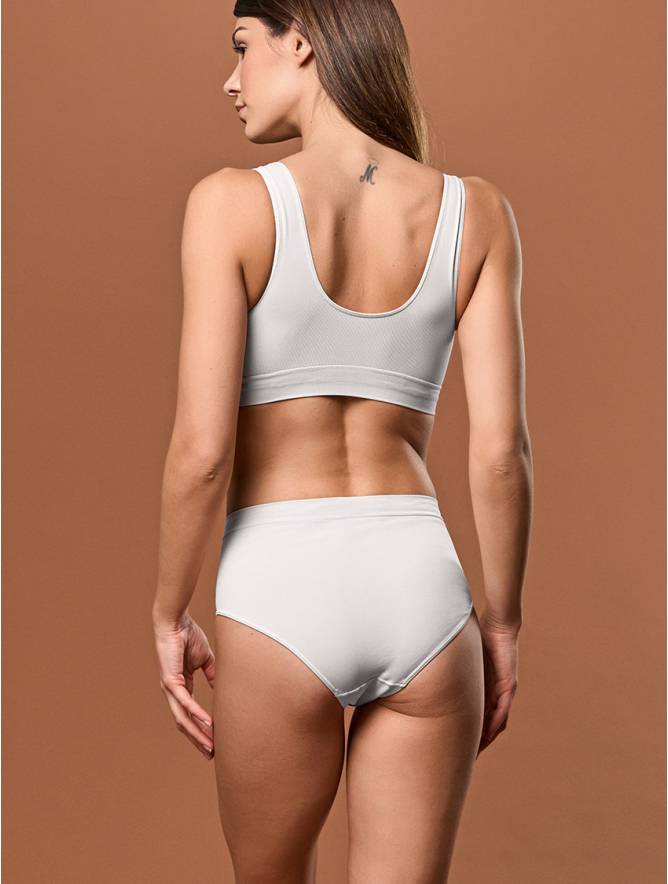 Luigi Di Focenza SLIP DONNA MIDI BIANCO