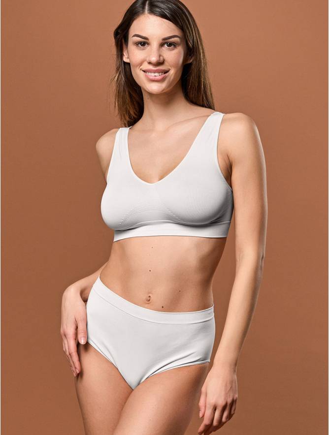 Luigi di Focenza SLIP DONNA MIDI BIANCO