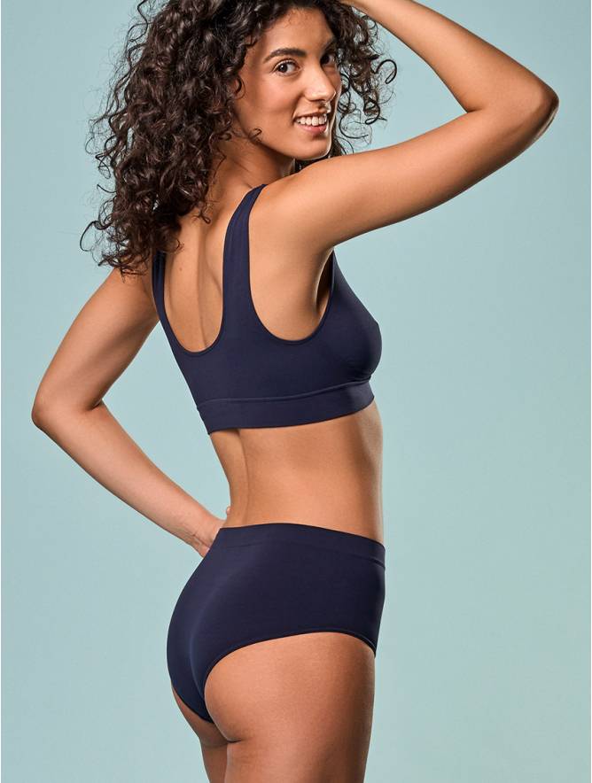 Luigi Di Focenza SLIP DONNA MIDI BLU