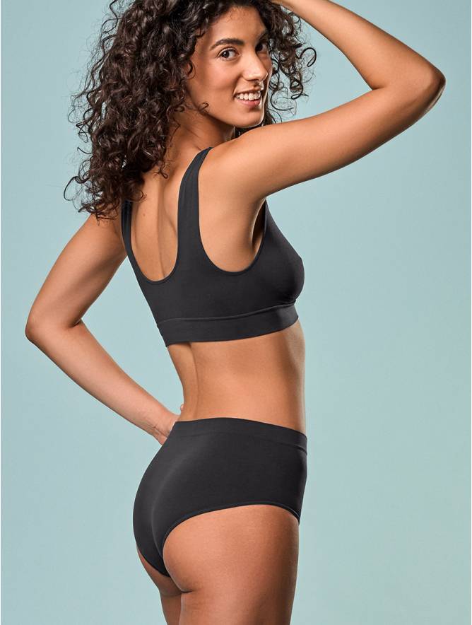 Luigi Di Focenza SLIP DONNA MIDI NERO