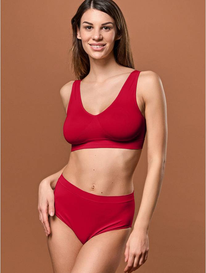 Luigi di Focenza SLIP DONNA MIDI ROSSO