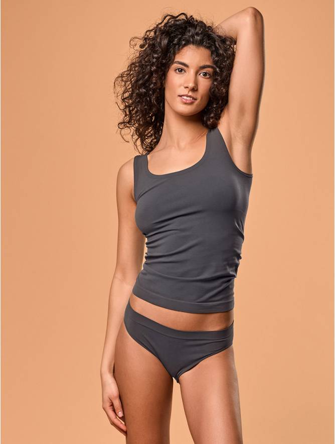 Luigi di Focenza SLIP DONNA VITA ALTA ANTRACITE