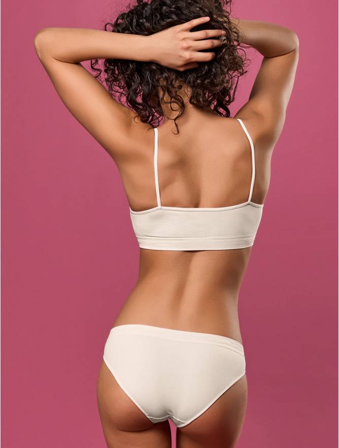 Luigi di Focenza SLIP DONNA VITA ALTA IVORY