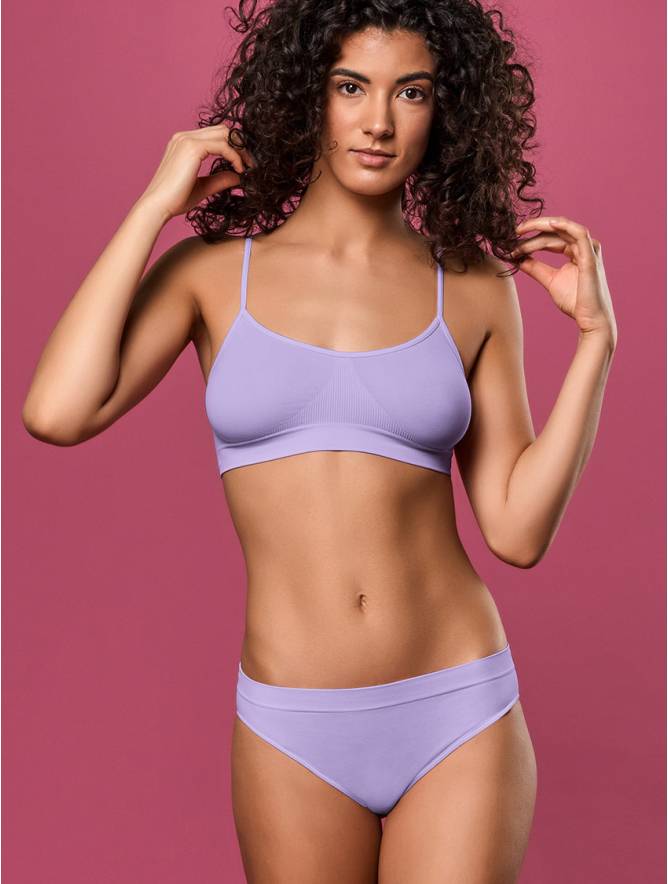 Luigi di Focenza SLIP DONNA VITA ALTA LAVANDA