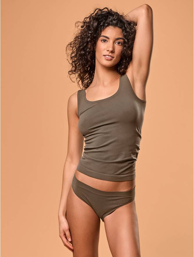 Luigi Di Focenza SLIP DONNA VITA ALTA NOCE