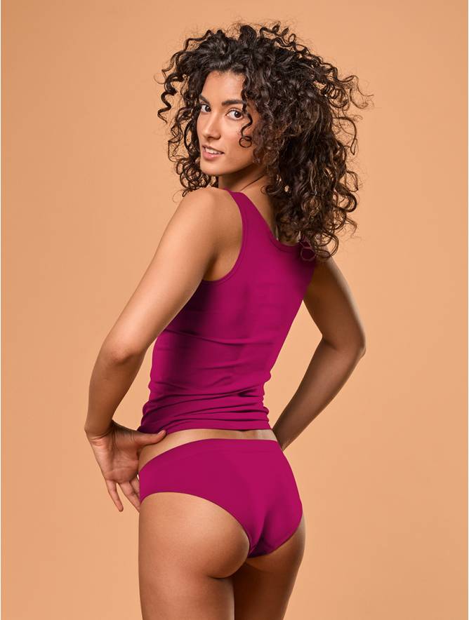 Luigi Di Focenza SLIP DONNA VITA ALTA SANGRIA