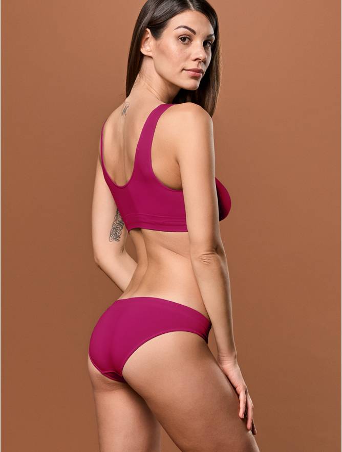 Luigi di Focenza SLIP DONNA VITA BASSA SANGRIA