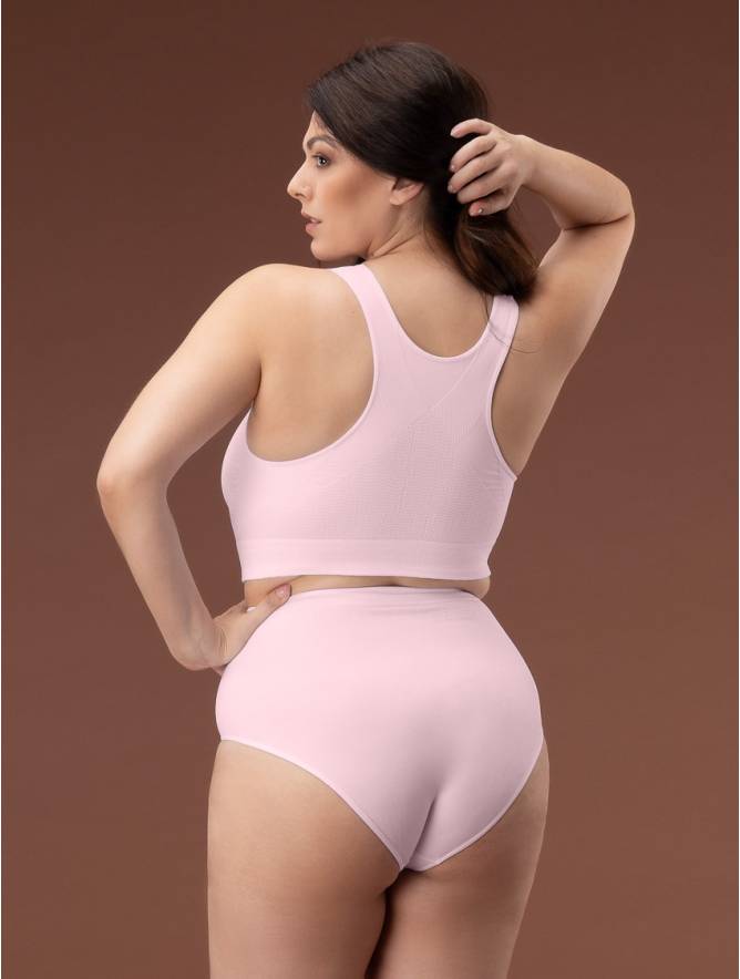 Luigi Di Focenza SLIP DONNA CONTENITIVO MIDI CIPRIA