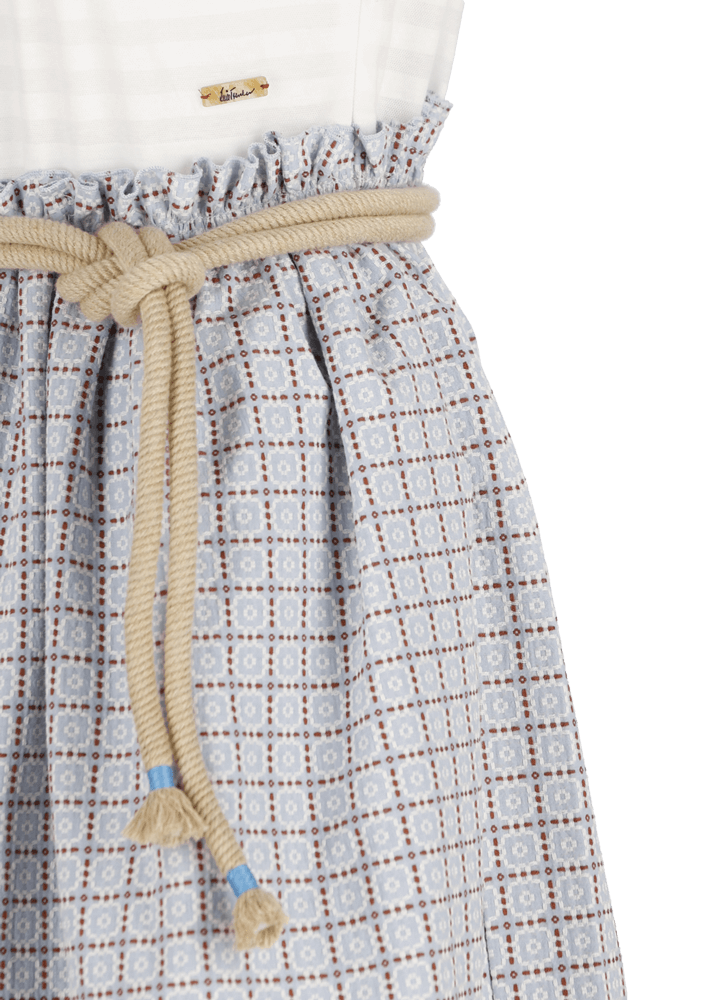 Luis Trenker Abito A Maniche Corte In Materiale Misto Modello Luclelia