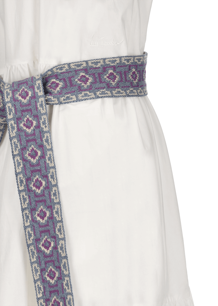 Luis Trenker Abito A Spalle Scoperte Con Gonna A Balze E Cintura Modello Lucamilla